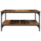 vidaXL Coffee Table Old wood 80 x 80 x 40 cm Engineered wood