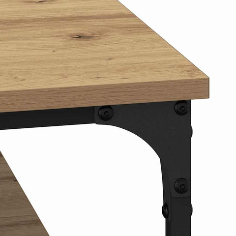 vidaXL Coffee Table Artisan oak 80 x 80 x 40 cm Engineered wood