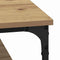 vidaXL Coffee Table Artisan oak 80 x 80 x 40 cm Engineered wood