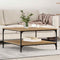 vidaXL Coffee Table Artisan oak 80 x 80 x 40 cm Engineered wood