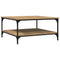 vidaXL Coffee Table Artisan oak 80 x 80 x 40 cm Engineered wood