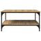 vidaXL Coffee Table Artisan oak 80 x 80 x 40 cm Engineered wood