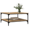 vidaXL Coffee Table Artisan oak 80 x 80 x 40 cm Engineered wood