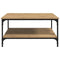 vidaXL Coffee Table Artisan oak 80 x 80 x 40 cm Engineered wood