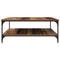 vidaXL Coffee Table Old wood 100 x 100 x 40 cm Engineered wood