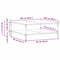 vidaXL Coffee Table Artisan oak 100 x 100 x 40 cm Engineered wood