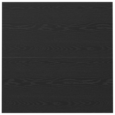 vidaXL Coffee Table Black oak 100 x 100 x 40 cm Engineered wood