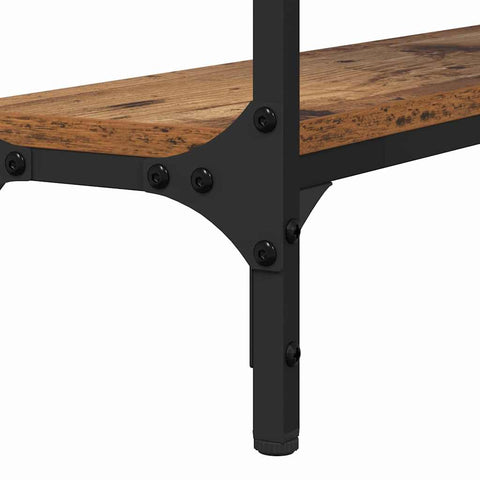 vidaXL Console Table Old wood 100 x 22.5 x 75 cm Engineered wood