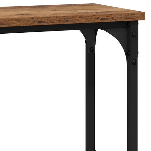 vidaXL Console Table Old wood 100 x 22.5 x 75 cm Engineered wood