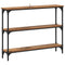 vidaXL Console Table Old wood 100 x 22.5 x 75 cm Engineered wood