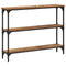 vidaXL Console Table Old wood 100 x 22.5 x 75 cm Engineered wood