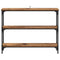 vidaXL Console Table Old wood 100 x 22.5 x 75 cm Engineered wood