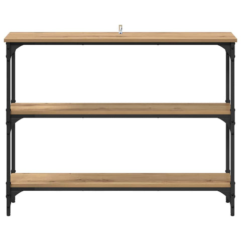 vidaXL Console Table Artisan oak 100 x 22.5 x 75 cm Engineered wood