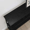 vidaXL Console Table with Shelf Black oak 100 x 22.5 x 75 cm