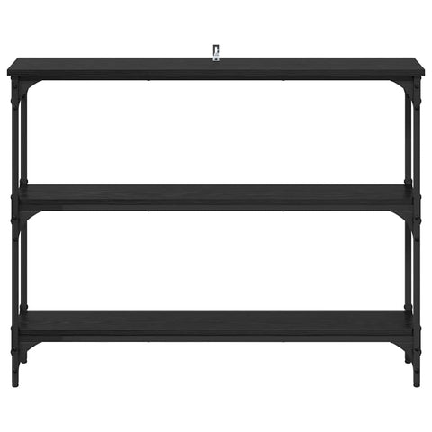 vidaXL Console Table Black oak 100 x 22.5 x 75 cm Engineered wood