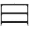 vidaXL Console Table Black oak 100 x 22.5 x 75 cm Engineered wood