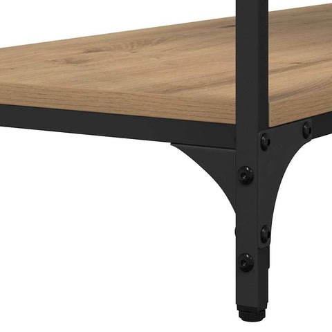 vidaXL Console Table Artisan oak 100 x 34.5 x 75 cm Engineered wood