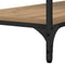 vidaXL Console Table Artisan oak 100 x 34.5 x 75 cm Engineered wood