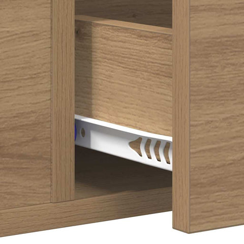 vidaXL Console Table Artisan oak 100 x 34.5 x 75 cm Engineered wood