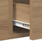 vidaXL Console Table Artisan oak 100 x 34.5 x 75 cm Engineered wood
