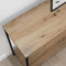 vidaXL Console Table Artisan oak 100 x 34.5 x 75 cm Engineered wood