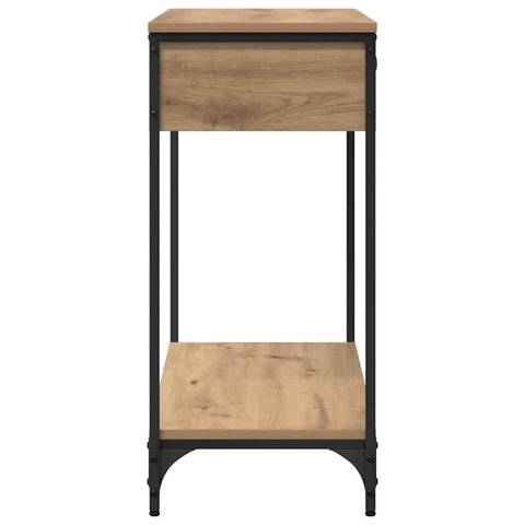 vidaXL Console Table Artisan oak 100 x 34.5 x 75 cm Engineered wood