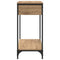 vidaXL Console Table Artisan oak 100 x 34.5 x 75 cm Engineered wood