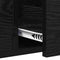 vidaXL Console Table Black oak 100 x 34.5 x 75 cm Engineered wood
