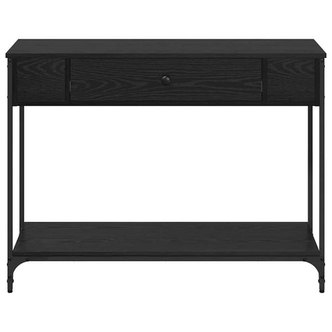 vidaXL Console Table Black oak 100 x 34.5 x 75 cm Engineered wood