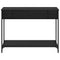vidaXL Console Table Black oak 100 x 34.5 x 75 cm Engineered wood