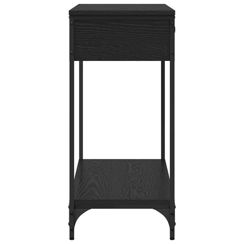 vidaXL Console Table Black oak 100 x 34.5 x 75 cm Engineered wood