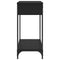 vidaXL Console Table Black oak 100 x 34.5 x 75 cm Engineered wood