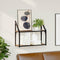 vidaXL Wall Shelf with Shelf Old wood 60 x 21 x 51 cm Engineered wood