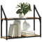 vidaXL Wall Shelf with Shelf Old wood 60 x 21 x 51 cm Engineered wood