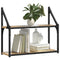 vidaXL Wall Shelf Artisan oak 60 x 21 x 51 cm Engineered wood