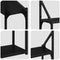 vidaXL Wall Shelf with Shelf Black oak 60 x 21 x 51 cm Engineered wood
