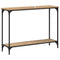 vidaXL Console Table Artisan oak 101 x 30.5 x 75 cm Engineered wood