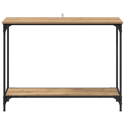 vidaXL Console Table Artisan oak 101 x 30.5 x 75 cm Engineered wood