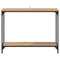 vidaXL Console Table Artisan oak 101 x 30.5 x 75 cm Engineered wood