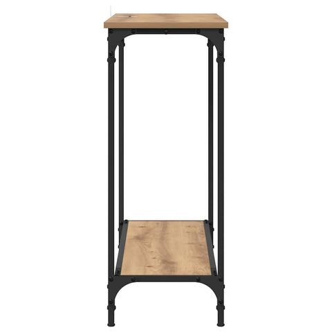 vidaXL Console Table Artisan oak 101 x 30.5 x 75 cm Engineered wood