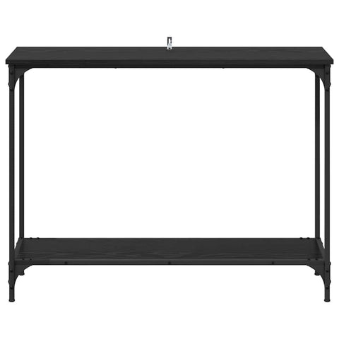 vidaXL Console Table Black oak 101 x 30.5 x 75 cm Engineered wood