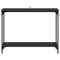 vidaXL Console Table Black oak 101 x 30.5 x 75 cm Engineered wood