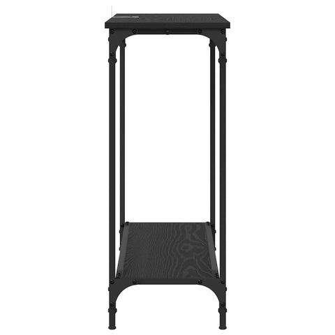 vidaXL Console Table Black oak 101 x 30.5 x 75 cm Engineered wood