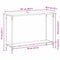 vidaXL Console Table Black oak 101 x 30.5 x 75 cm Engineered wood