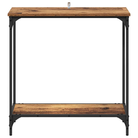 vidaXL Console Table Old wood 75 x 30.5 x 75 cm Engineered wood