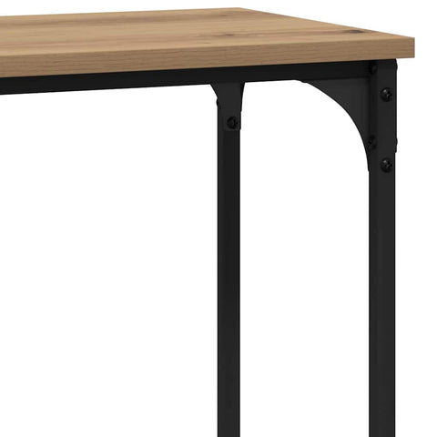 vidaXL Console Table Artisan oak 75 x 30.5 x 75 cm Engineered wood