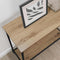 vidaXL Console Table Artisan oak 75 x 30.5 x 75 cm Engineered wood