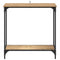 vidaXL Console Table Artisan oak 75 x 30.5 x 75 cm Engineered wood