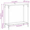 vidaXL Console Table Artisan oak 75 x 30.5 x 75 cm Engineered wood