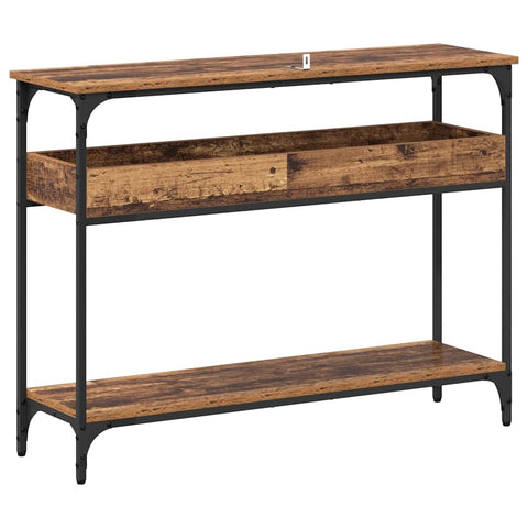 vidaXL Console Table Old wood 100 x 29 x 75 cm Engineered wood